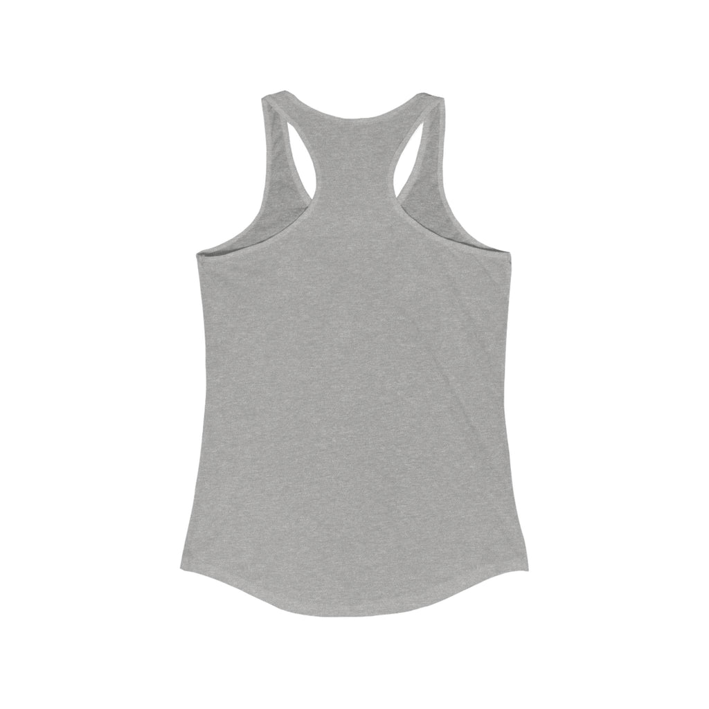 Racerback Tank - Stay Trashy Raccoon & Skeleton