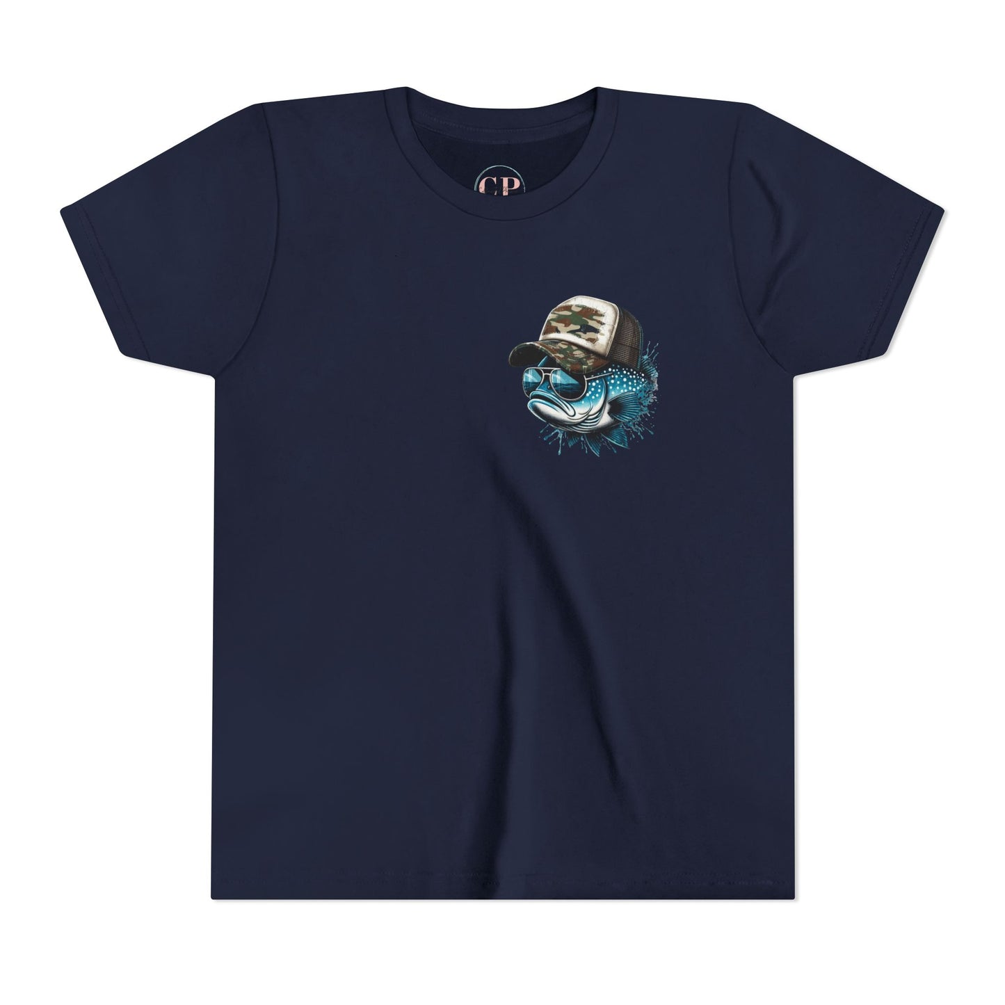 Kids Fishing Tee - CaffeinatedPlanner Family Exclusive Design: 'Bait Boss'