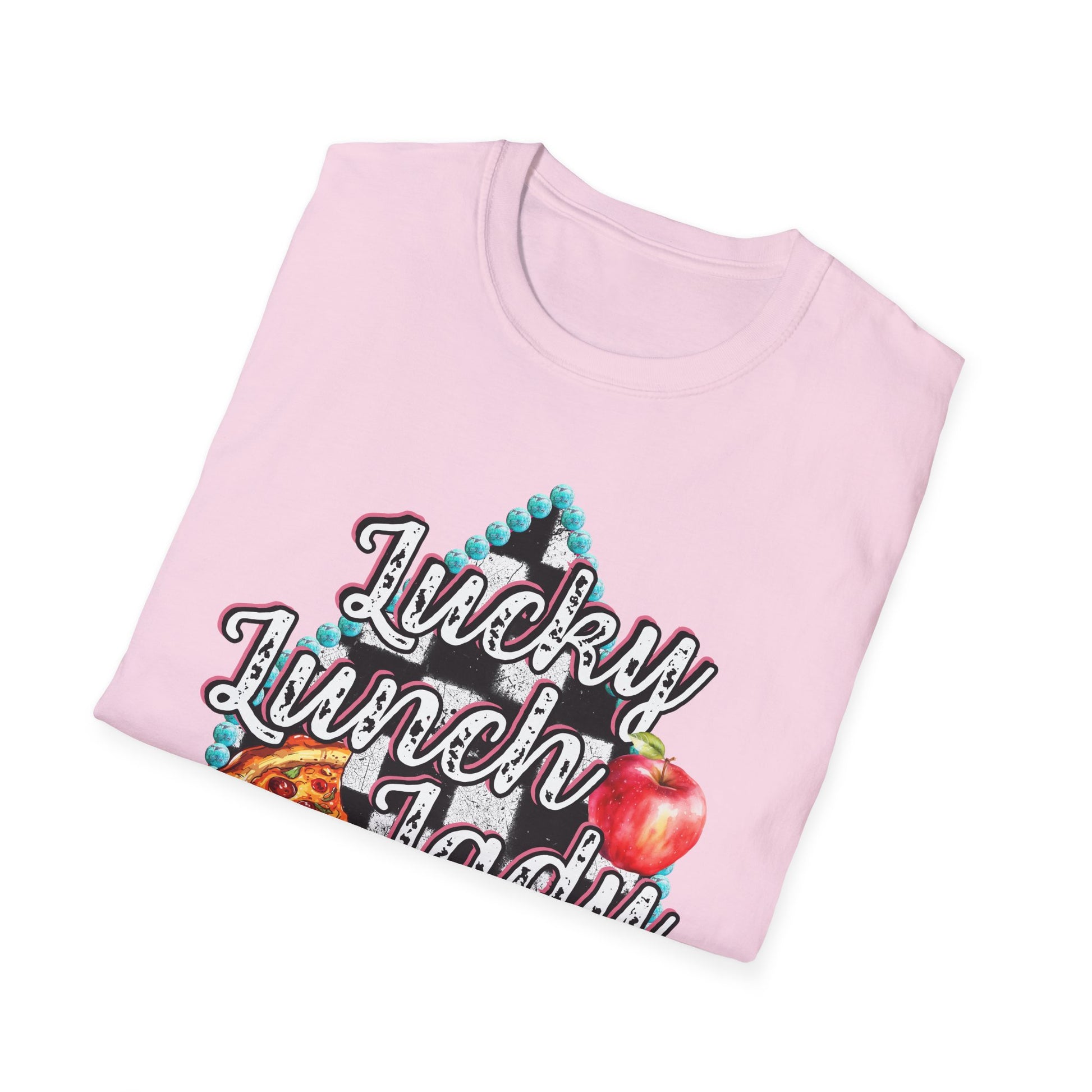 Lunch Lady Checkered Spades T-Shirt