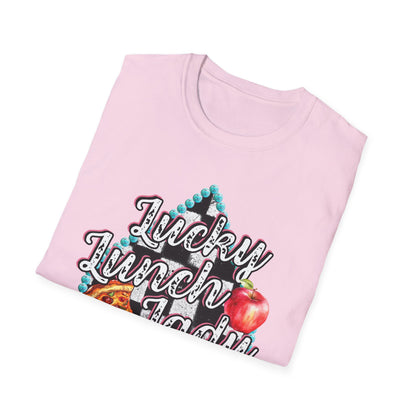 Lunch Lady Checkered Spades T-Shirt
