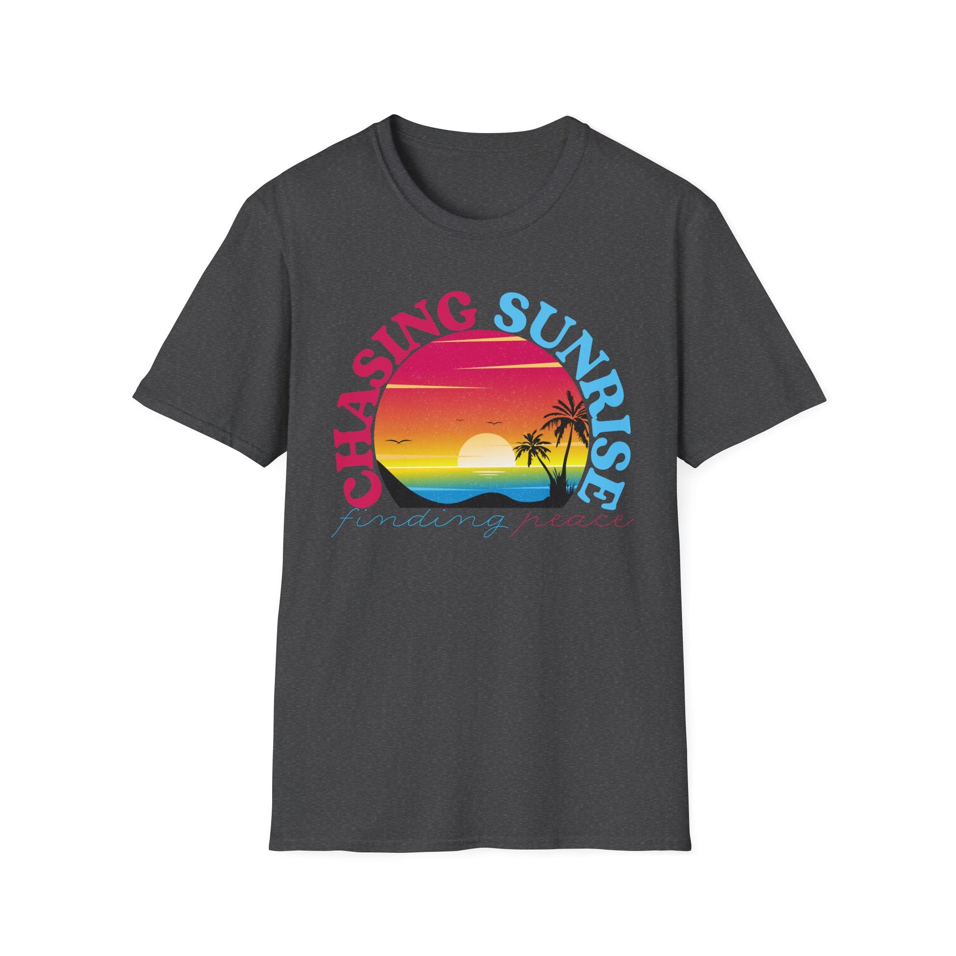 Chasing Sunrise, Finding Peace Unisex T-Shirt