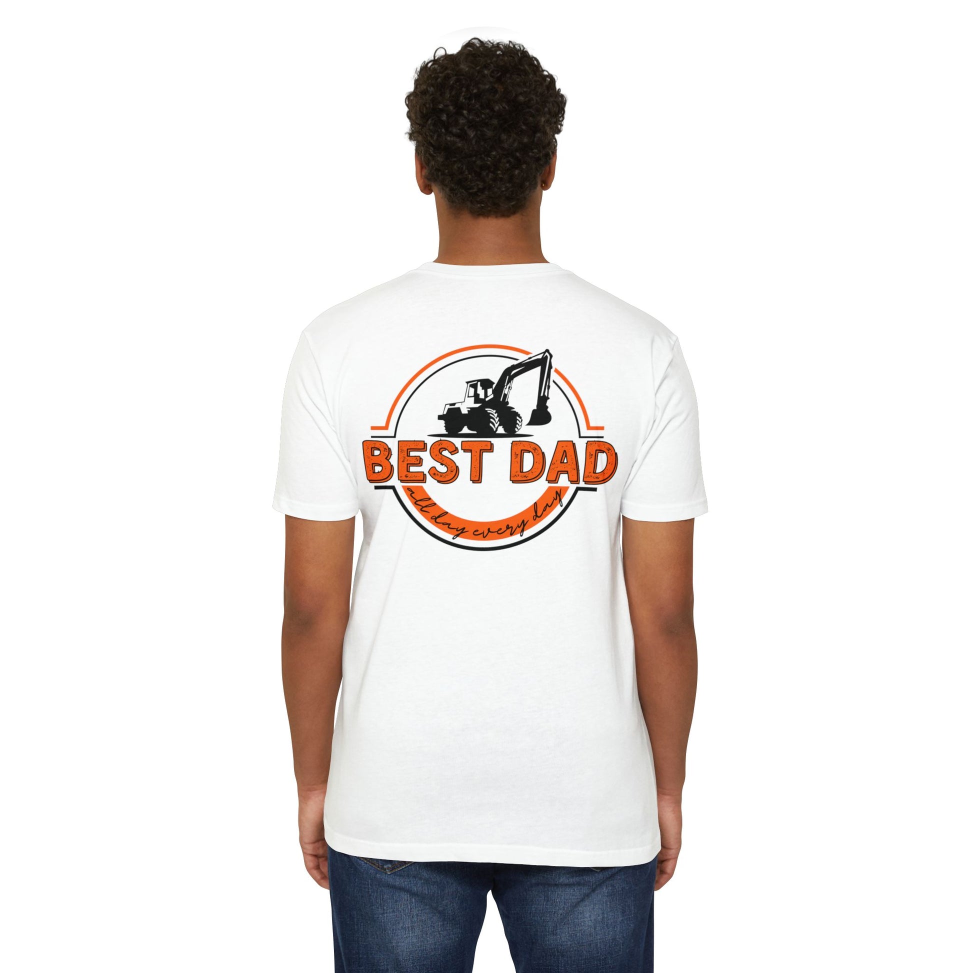 Best Dad Unisex T-Shirt, Father's Day Gift, Construction Dad Tee, Casual Wear, Birthday Present for Him
