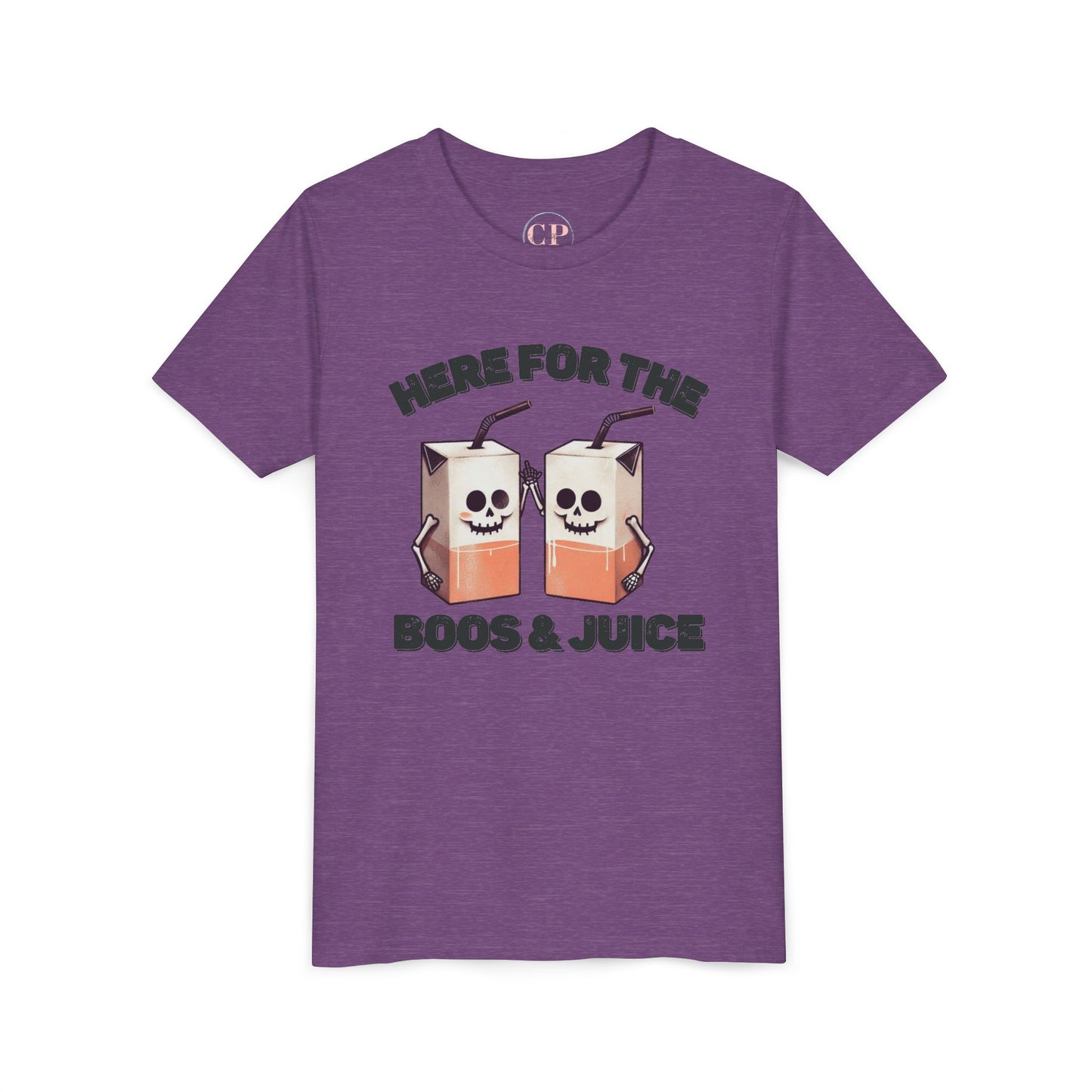 Kids Halloween T-Shirt - Here for the Boos  & Juice *Unisex tshirt*