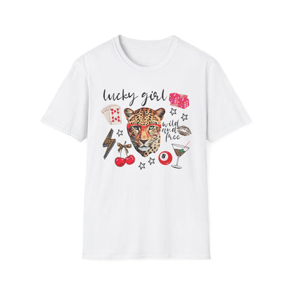 Leopard Lucky Girl T-Shirt