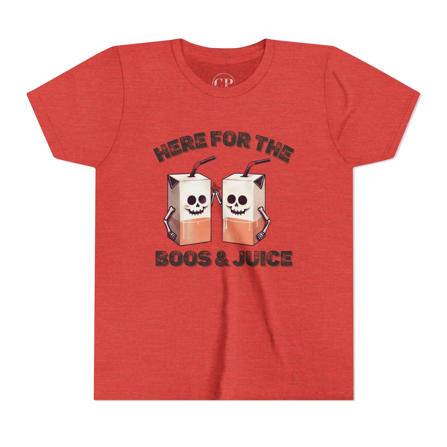 Kids Halloween T-Shirt - Here for the Boos  & Juice *Unisex tshirt*