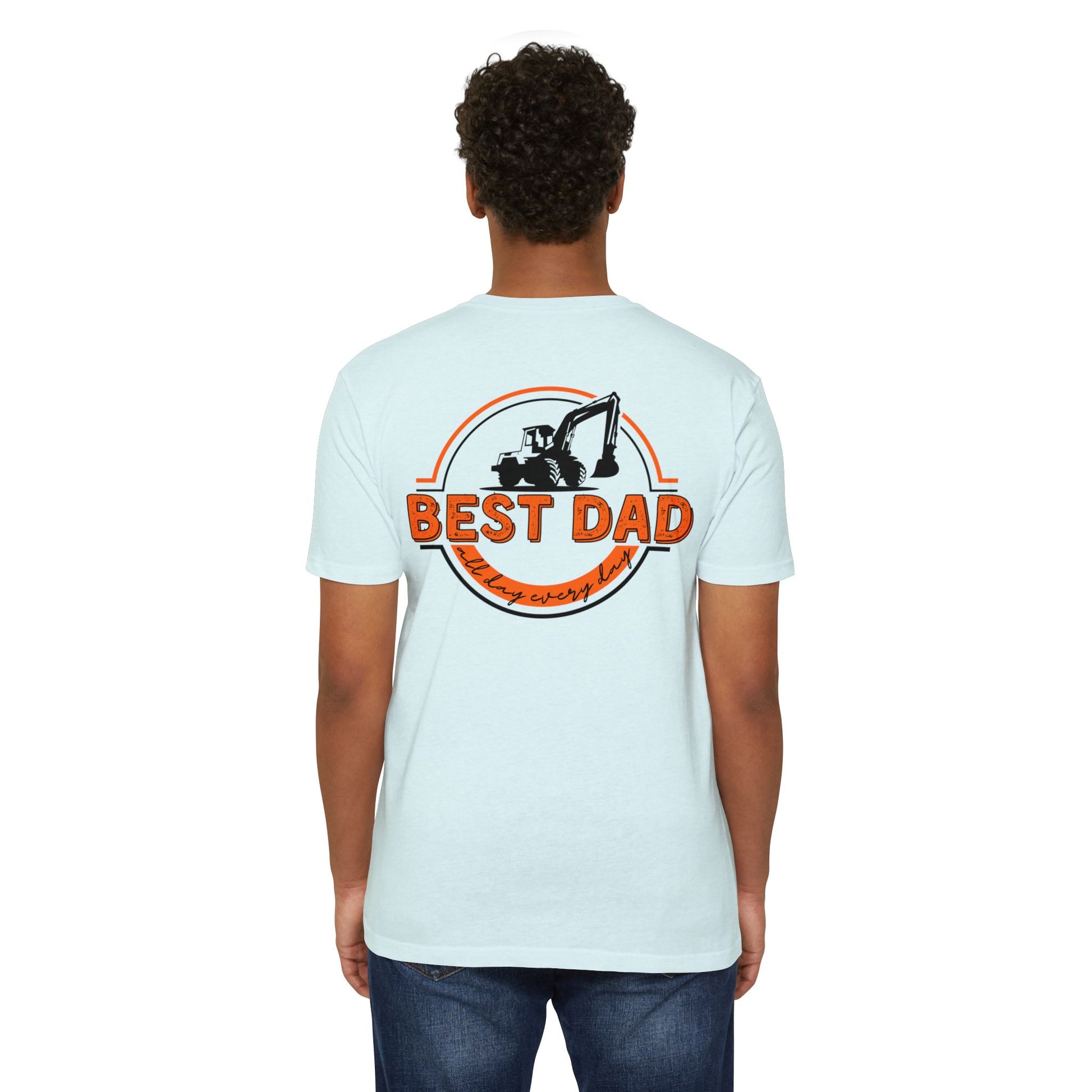 Best Dad Unisex T-Shirt, Father's Day Gift, Construction Dad Tee, Casual Wear, Birthday Present for Him