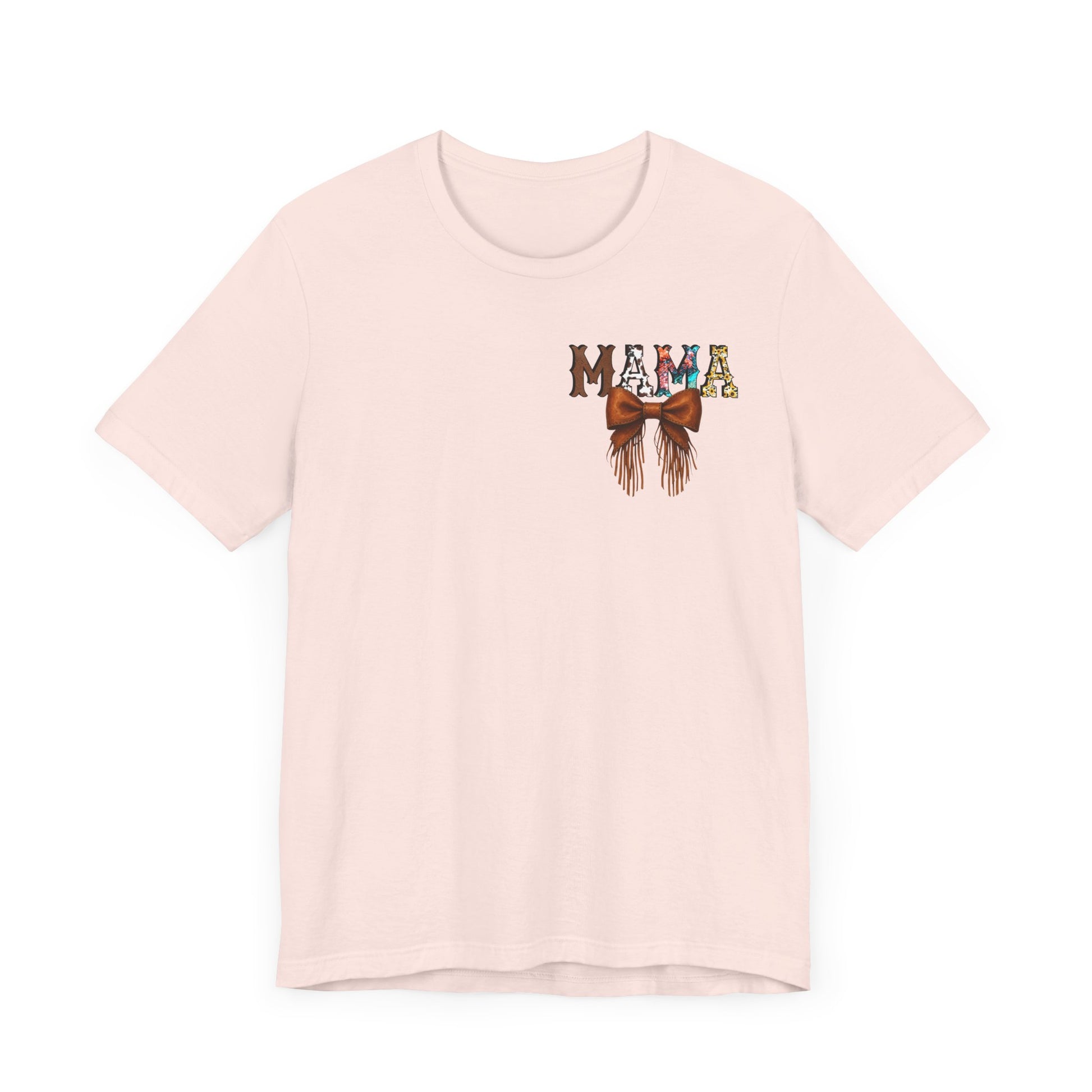 Western Mama Unisex Tee with Turquoise and Sunflower Design