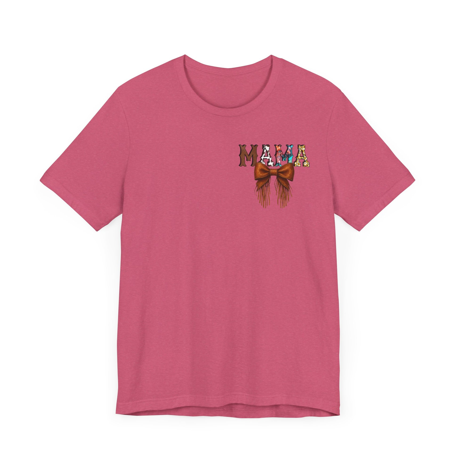Western Mama Unisex Tee with Turquoise and Sunflower Design