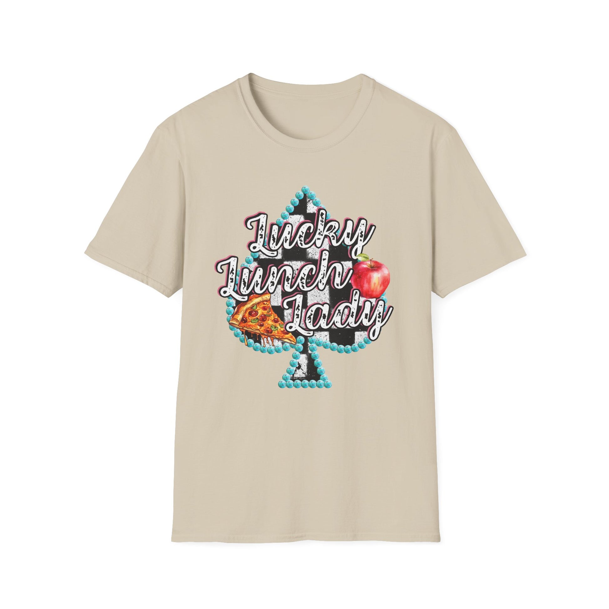 Lunch Lady Checkered Spades T-Shirt