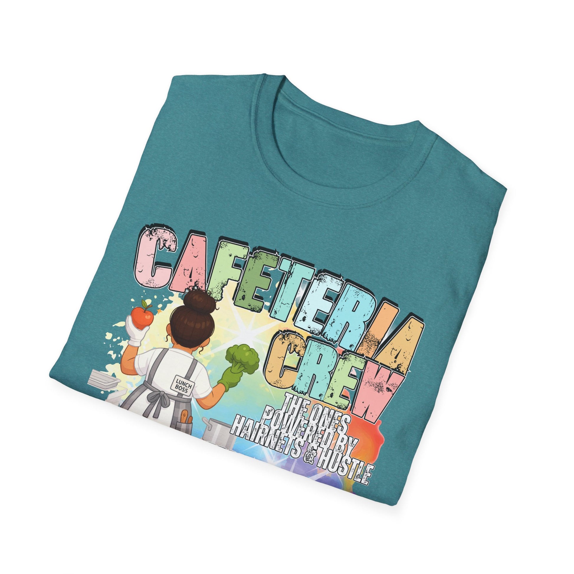 Cafeteria Crew for School Staff - Don't Forget Your Fruits and Vegetables * Front Design Only
