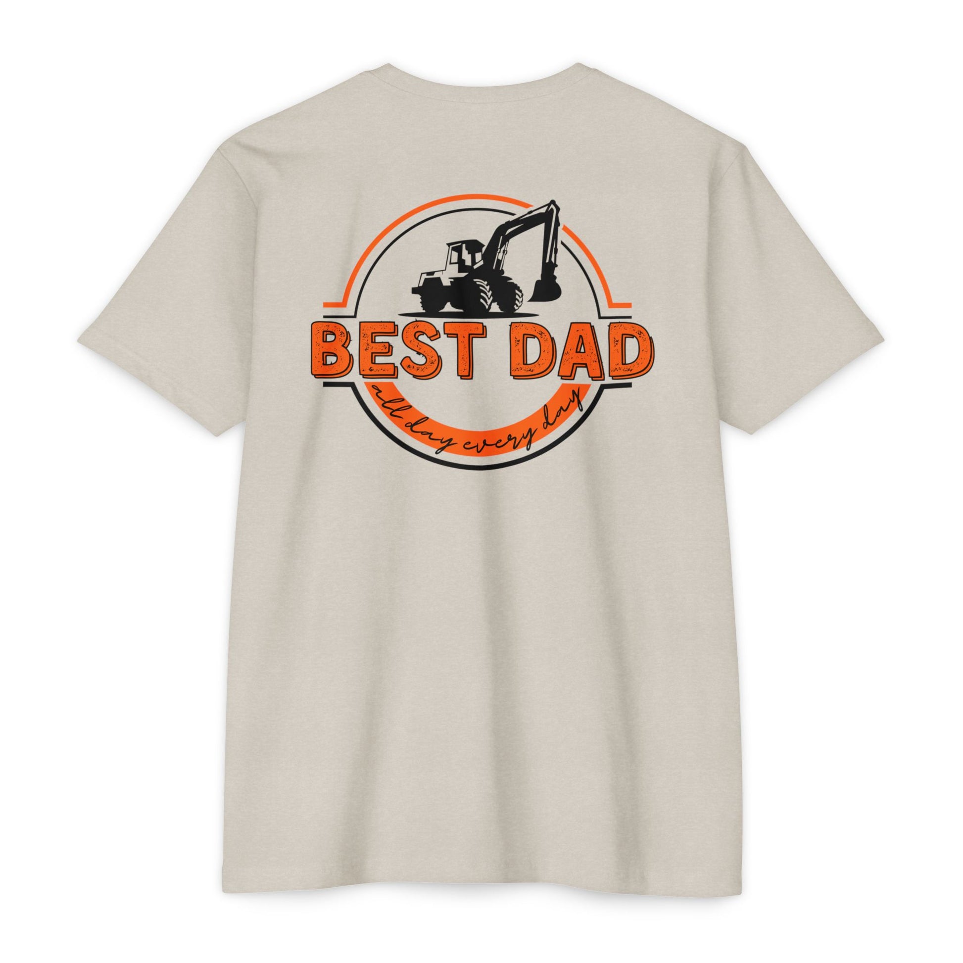 Best Dad Unisex T-Shirt, Father's Day Gift, Construction Dad Tee, Casual Wear, Birthday Present for Him