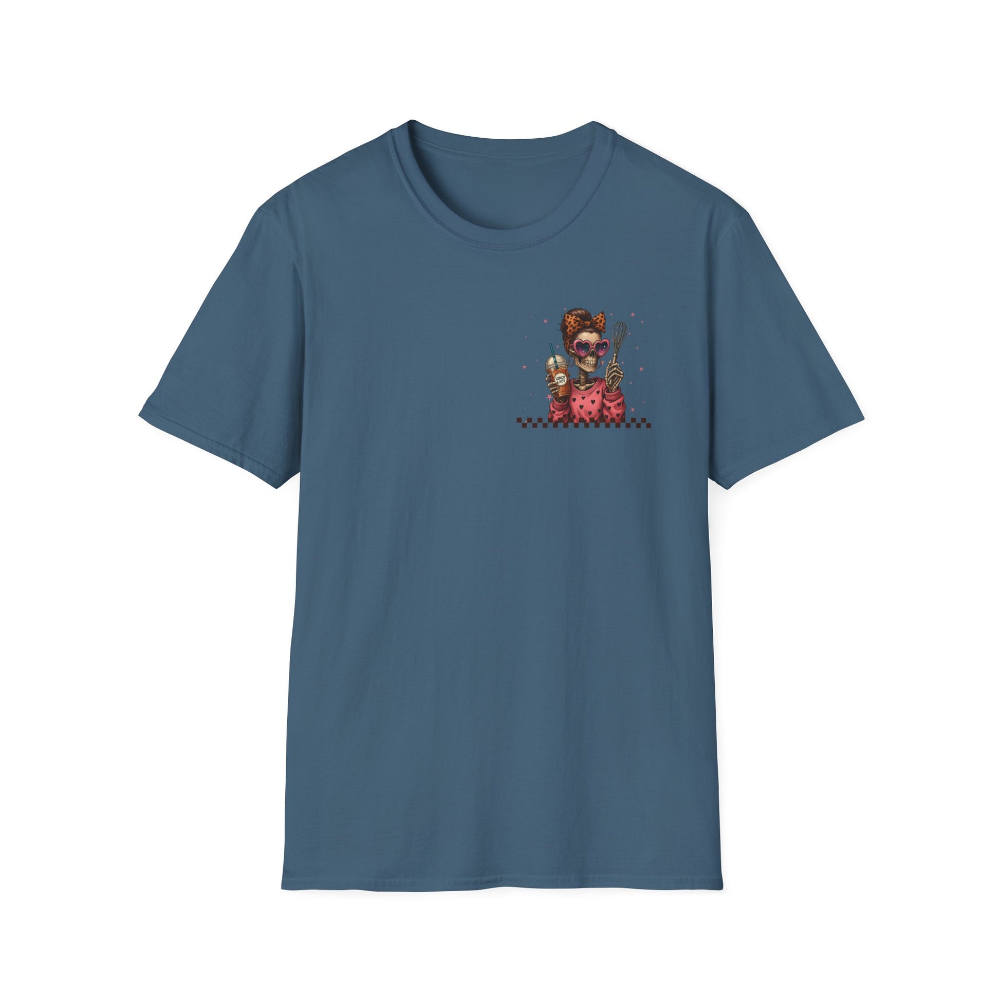 Lunch Lady Unisex T-Shirt - Running on Iced Coffee & School Lunch Schedules
