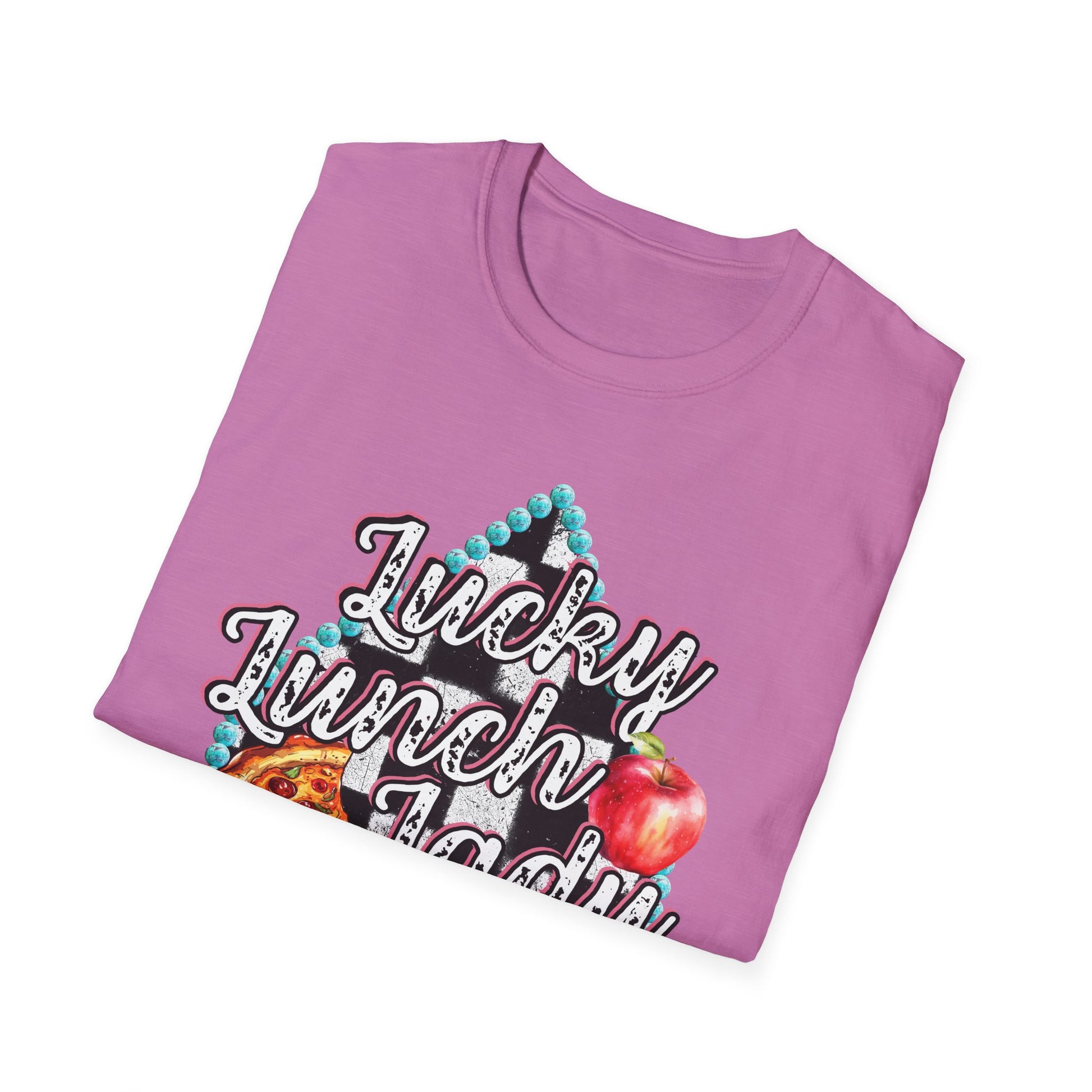 Lunch Lady Checkered Spades T-Shirt