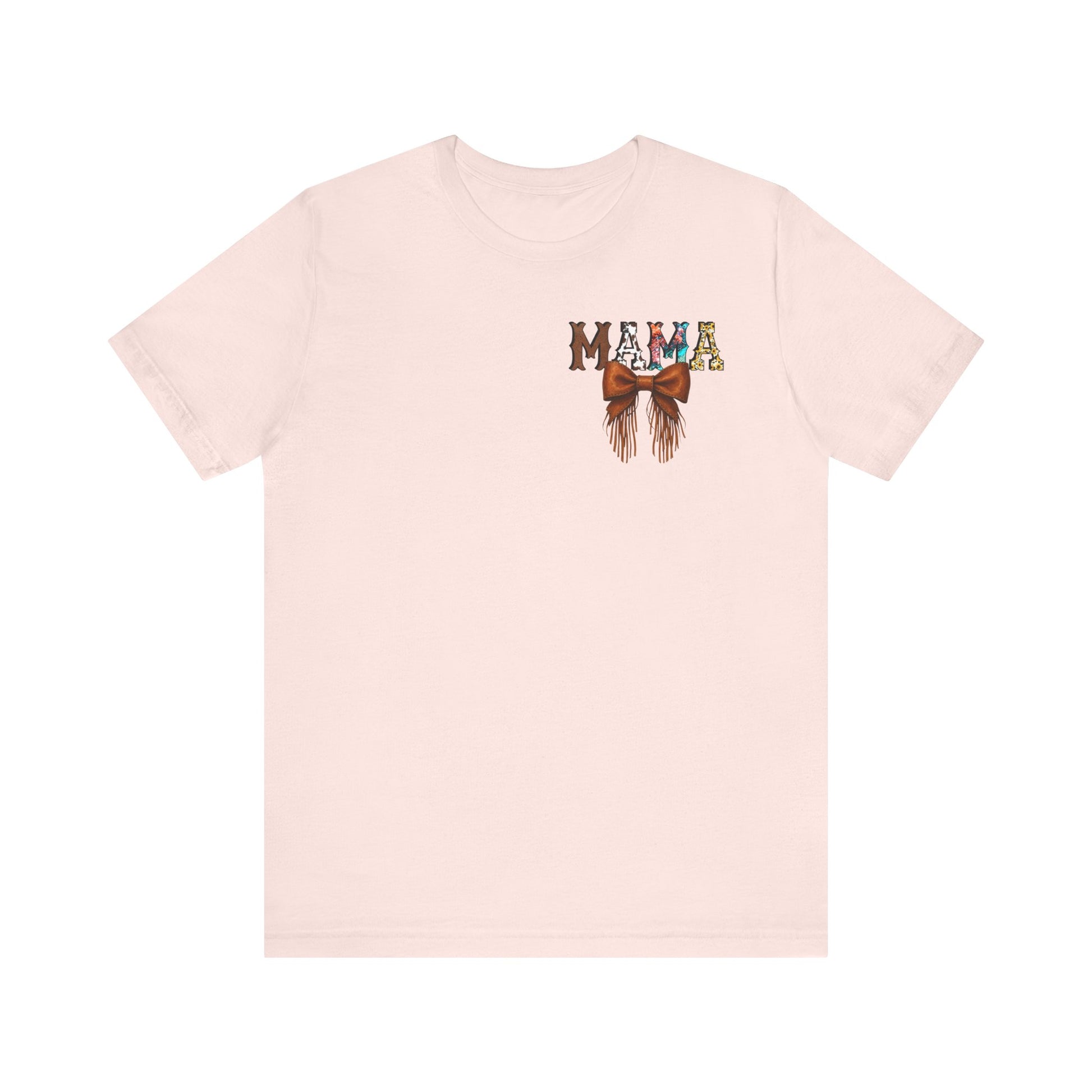 Western Mama Unisex Tee with Turquoise and Sunflower Design