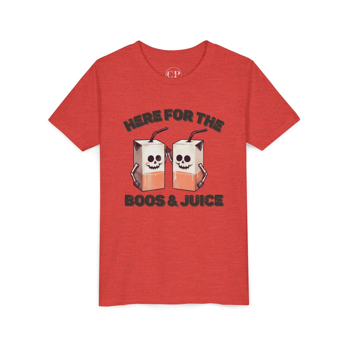 Kids Halloween T-Shirt - Here for the Boos  & Juice *Unisex tshirt*