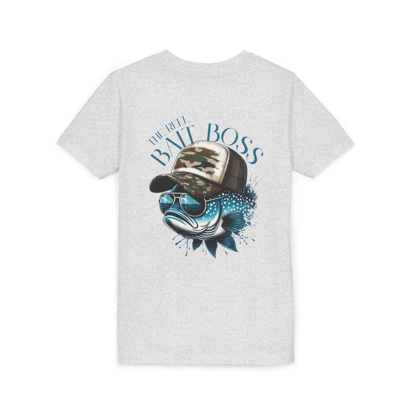 Kids Fishing Tee - CaffeinatedPlanner Family Exclusive Design: 'Bait Boss'