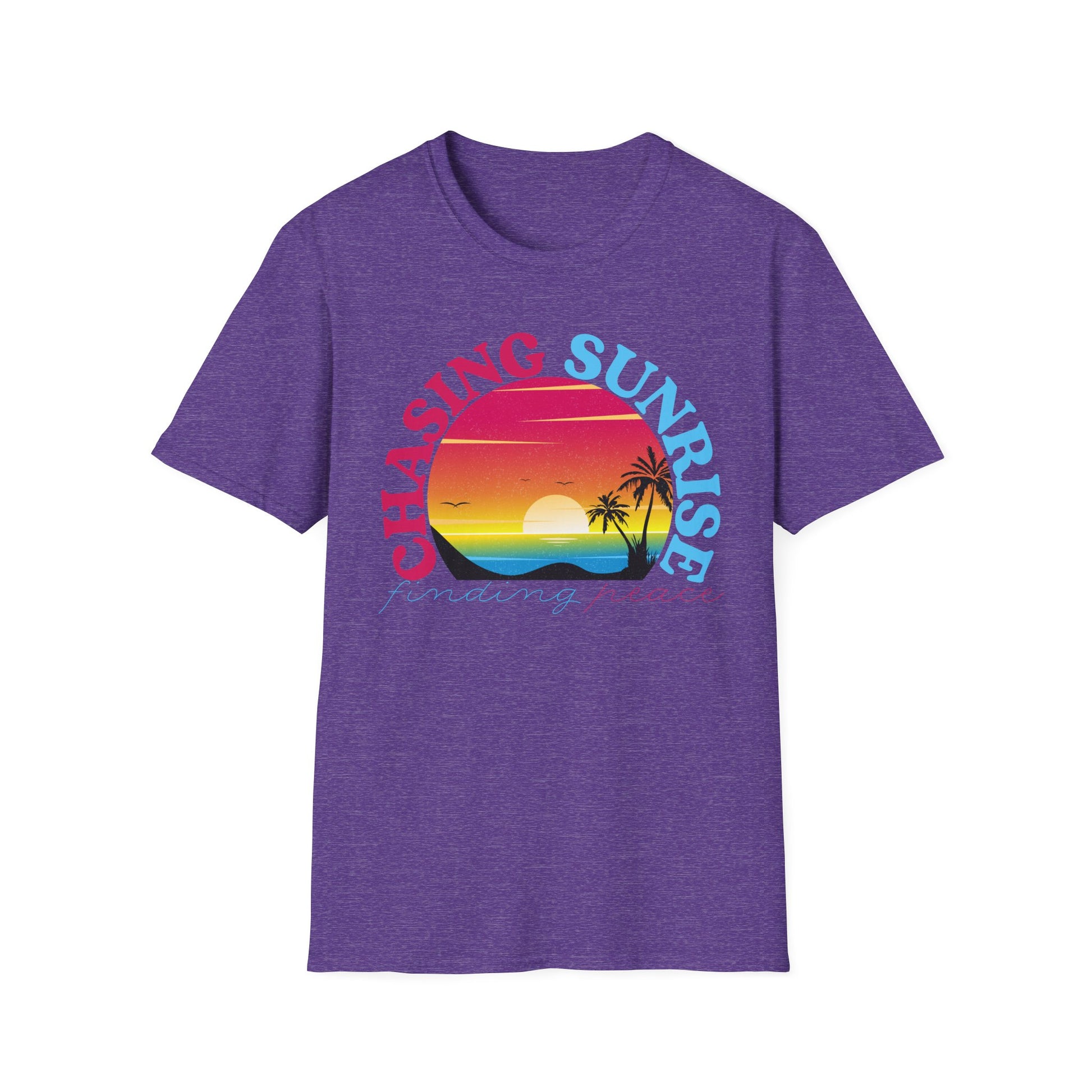 Chasing Sunrise, Finding Peace Unisex T-Shirt
