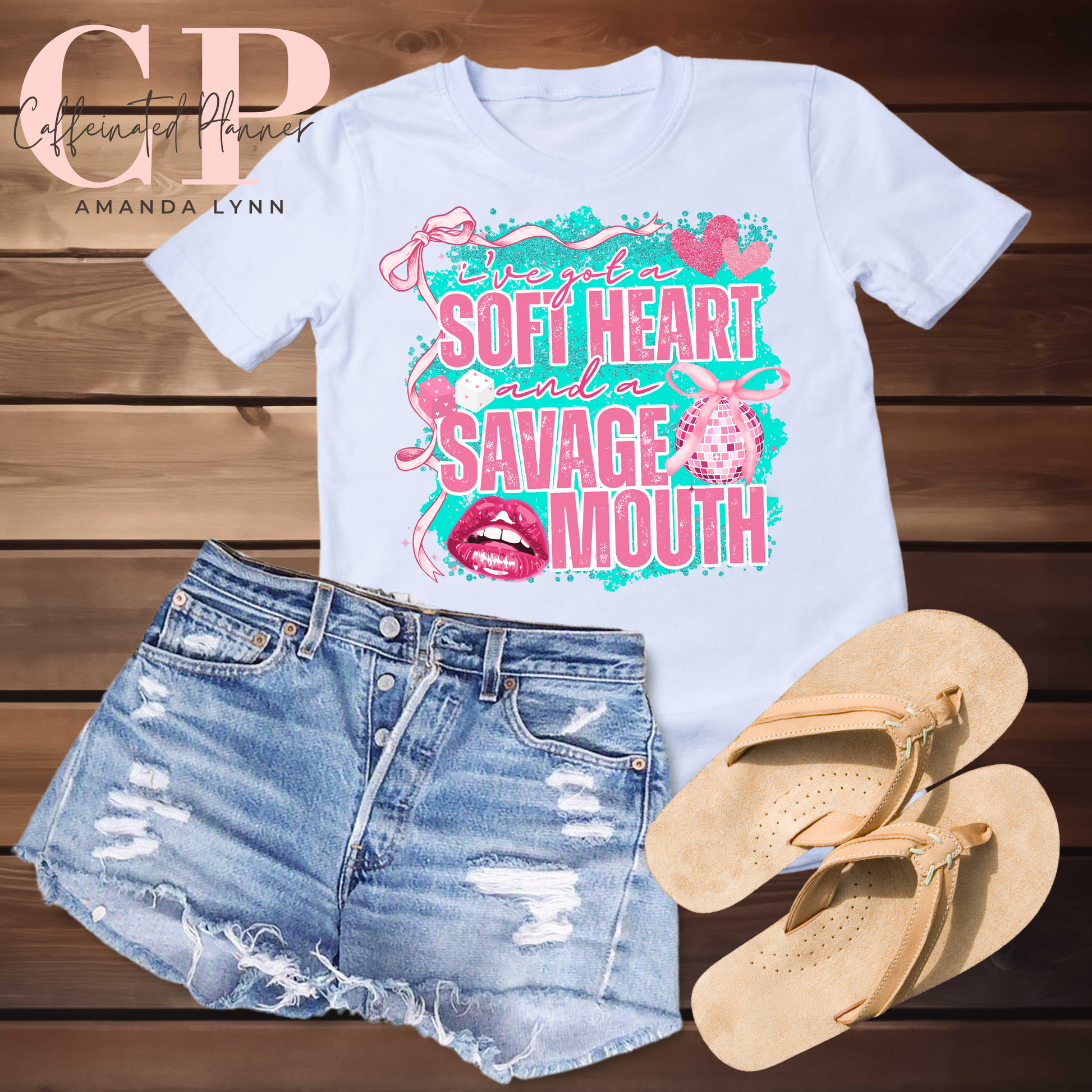 Savage Mouth Graphic Tee - Soft Hearted Apparel, Unisex T-Shirt, Trendy Casual Wear, Fun Gift for Friends, Statement Top