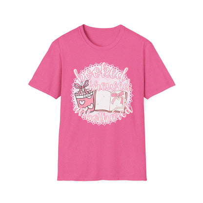 Booked Brewed Unisex T-Shirt for Book Lovers