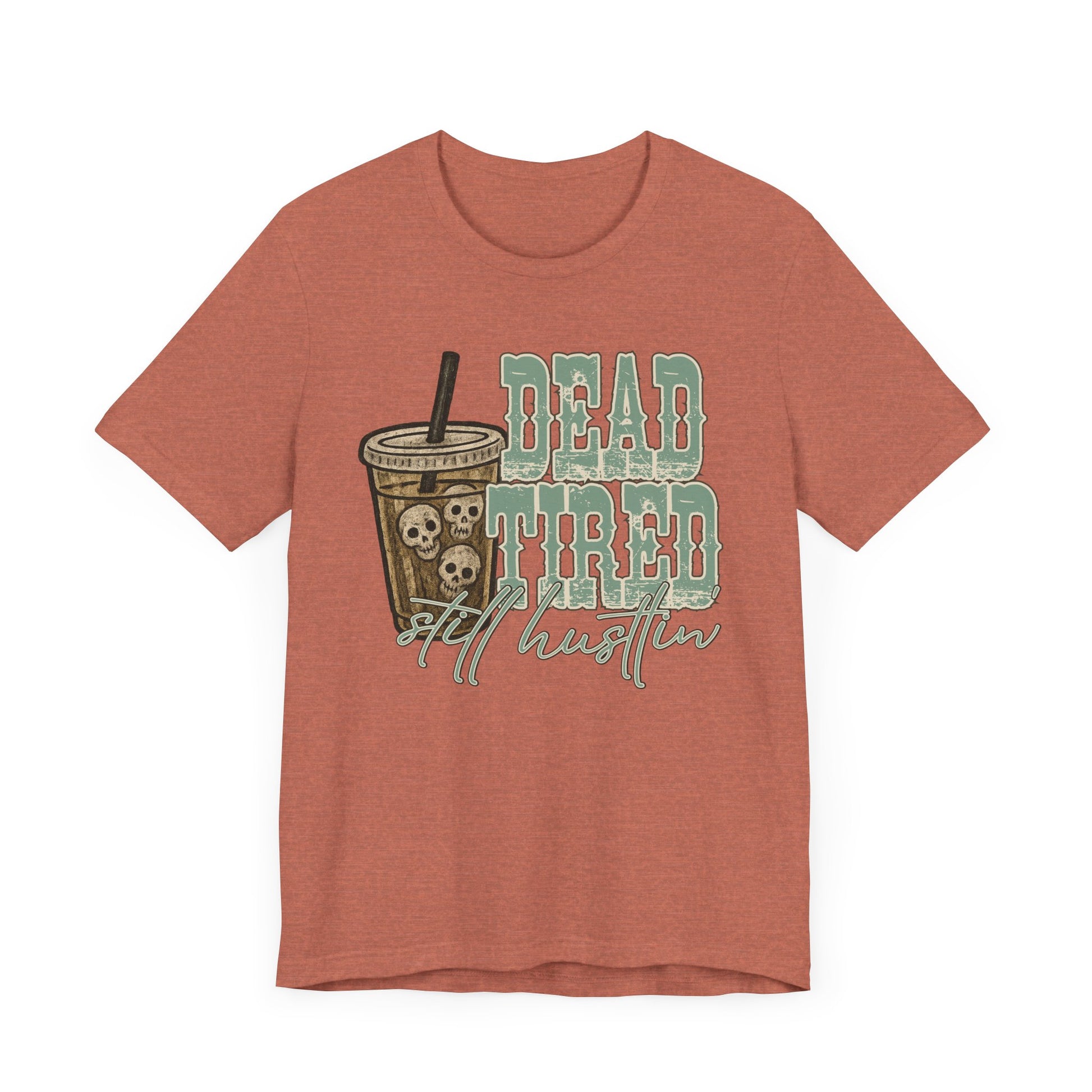 Skeleton Head Iced Coffee Unisex Tee