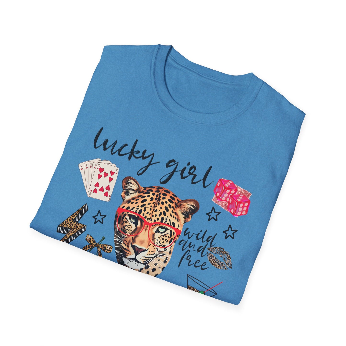 Leopard Lucky Girl T-Shirt