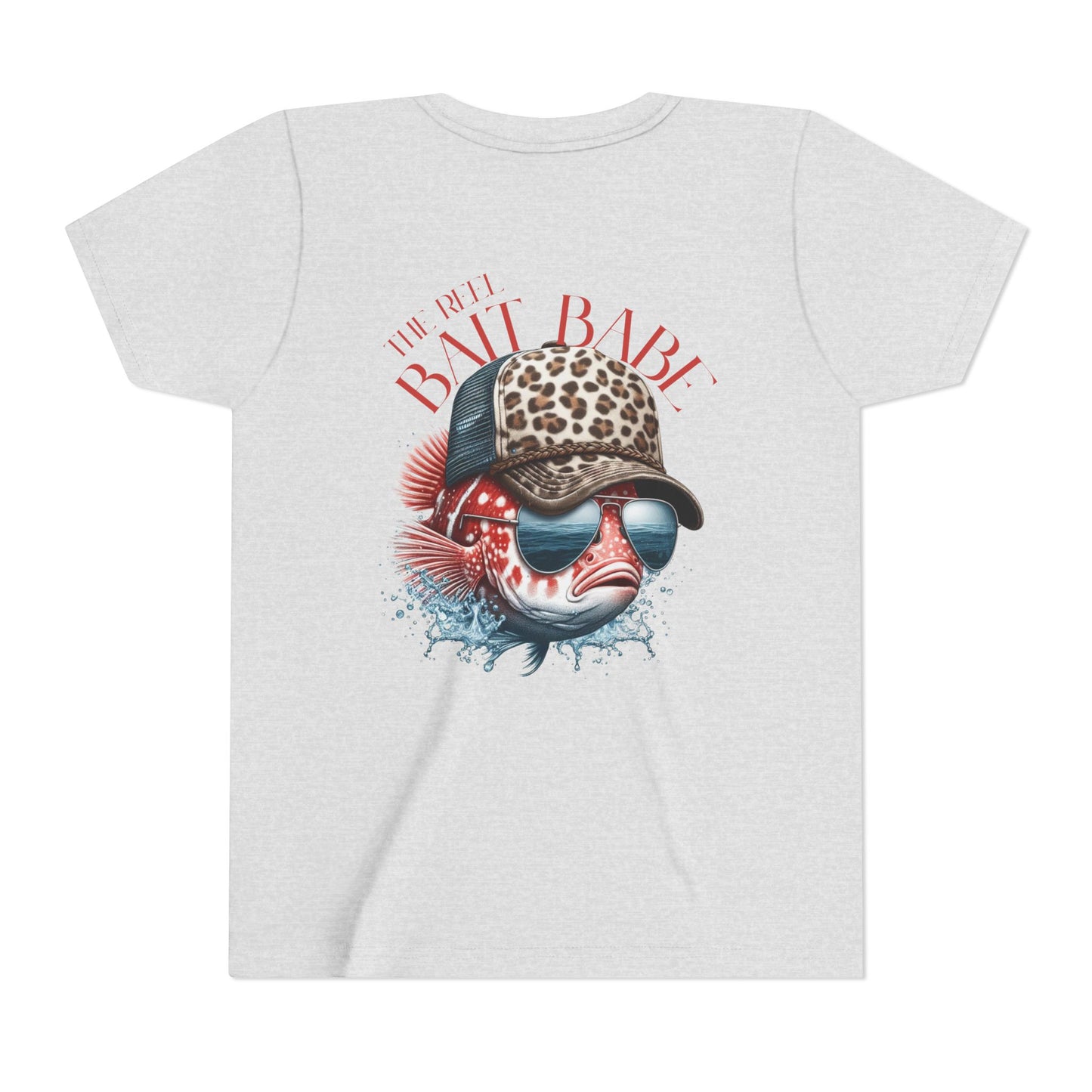 Kids Fishing Tee - CaffeinatedPlanner Family Exclusive Design: 'Bait Babe'