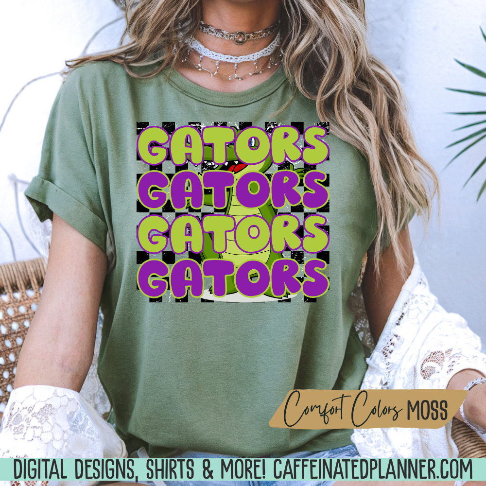 CUSTOM School TShirt, Checkered Focus // ADULT