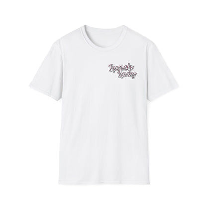 Lunch Lady Checkered Spades T-Shirt * Front and Back Design