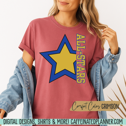 CUSTOM School TShirt, Mascot & Varsity Lettering TShirt // ADULT