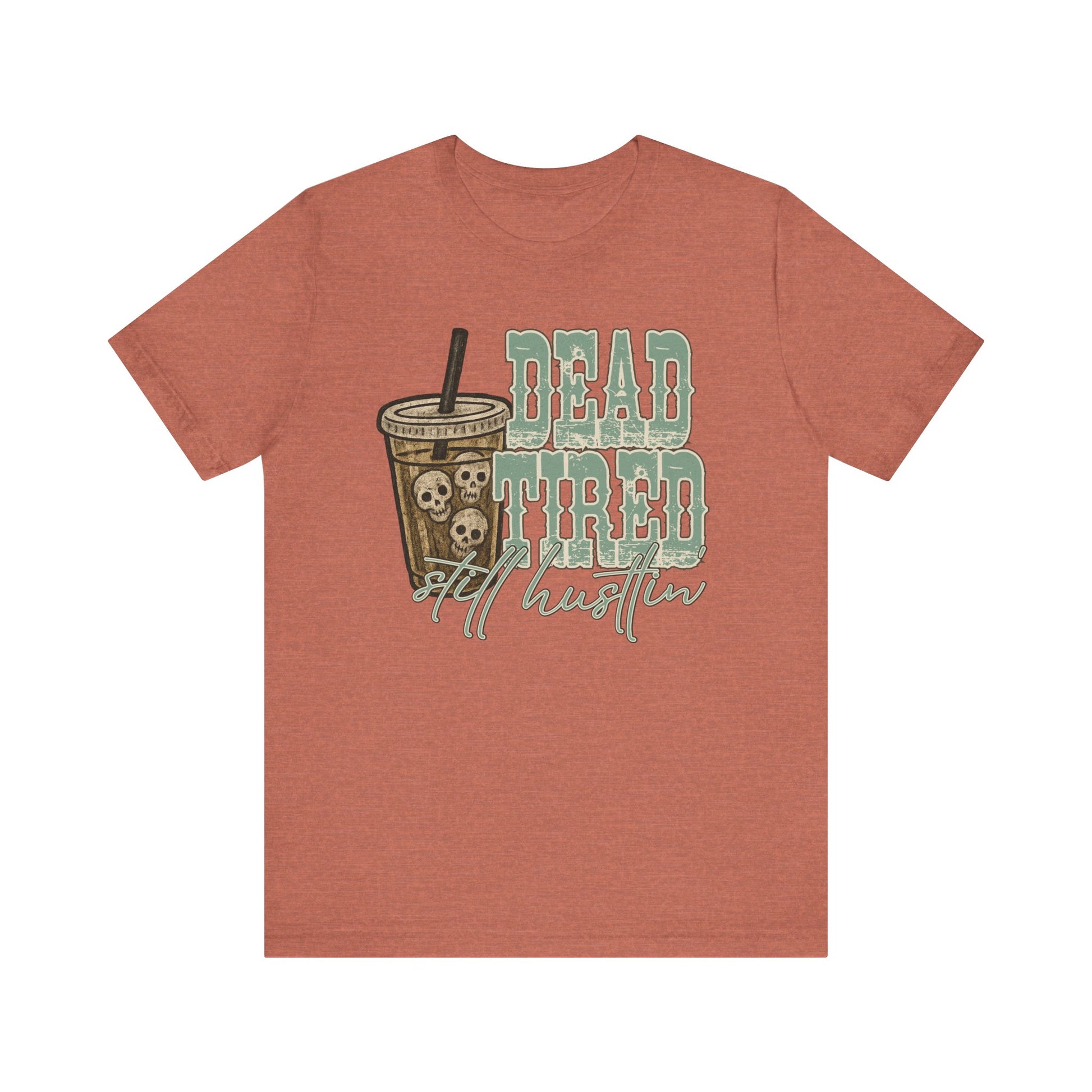 Skeleton Head Iced Coffee Unisex Tee