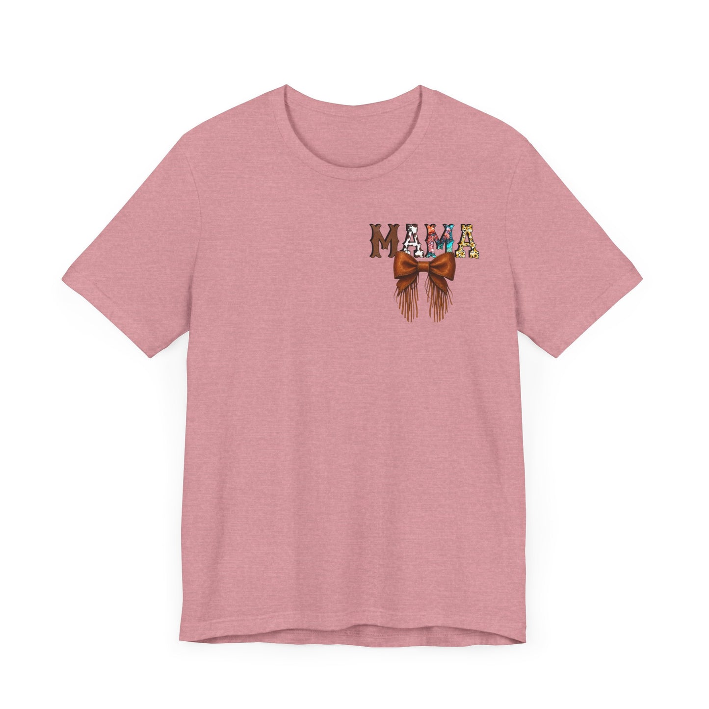 Western Mama Unisex Tee with Turquoise and Sunflower Design
