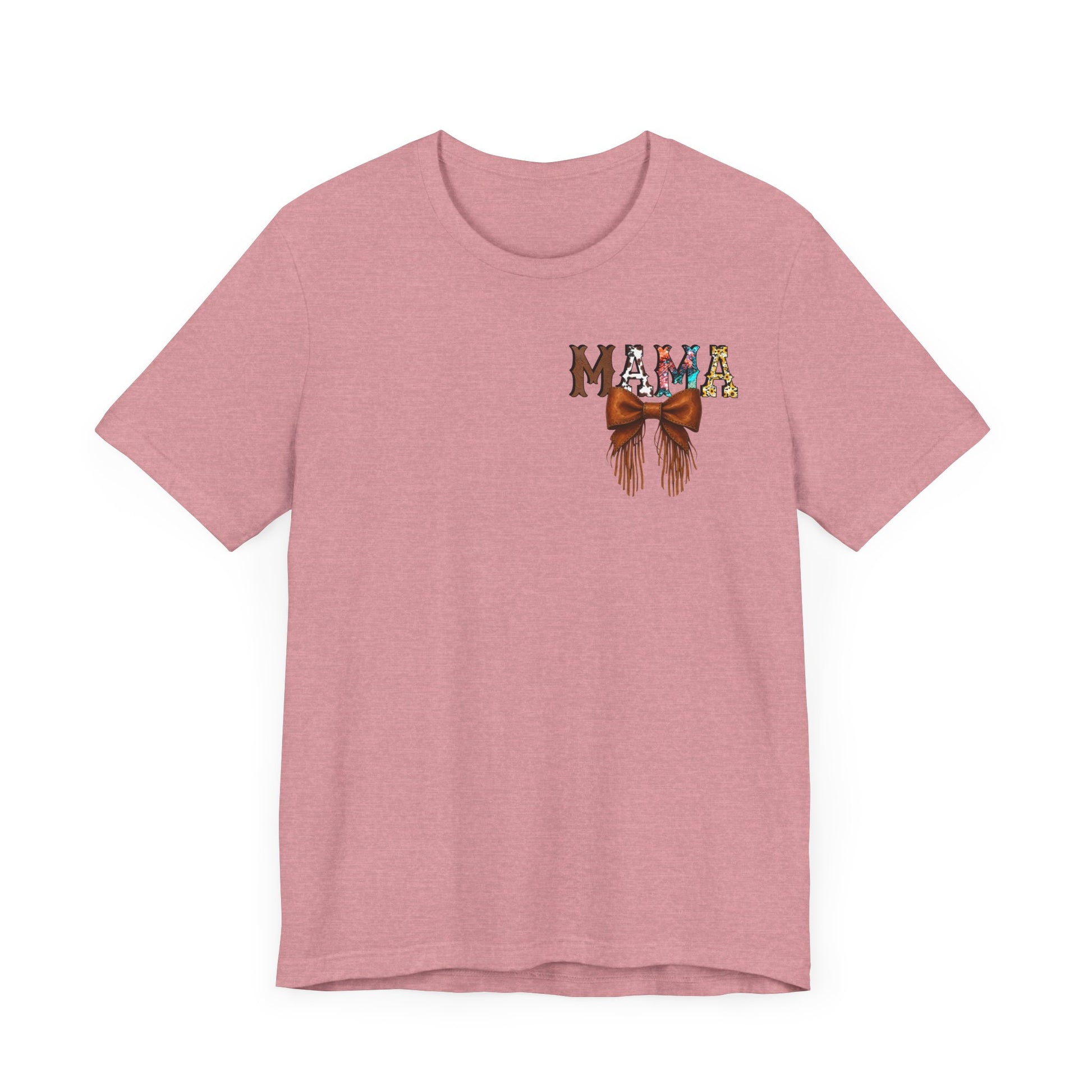 Western Mama Unisex Tee with Turquoise and Sunflower Design