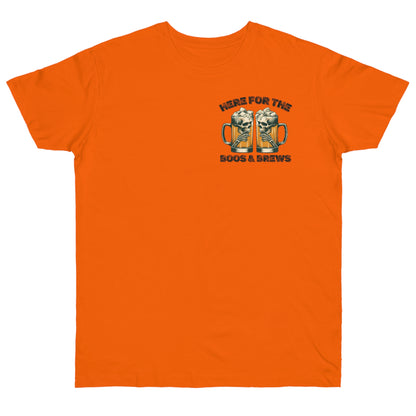 Halloween Beer Mug Tee - Here for the Boos & Brews