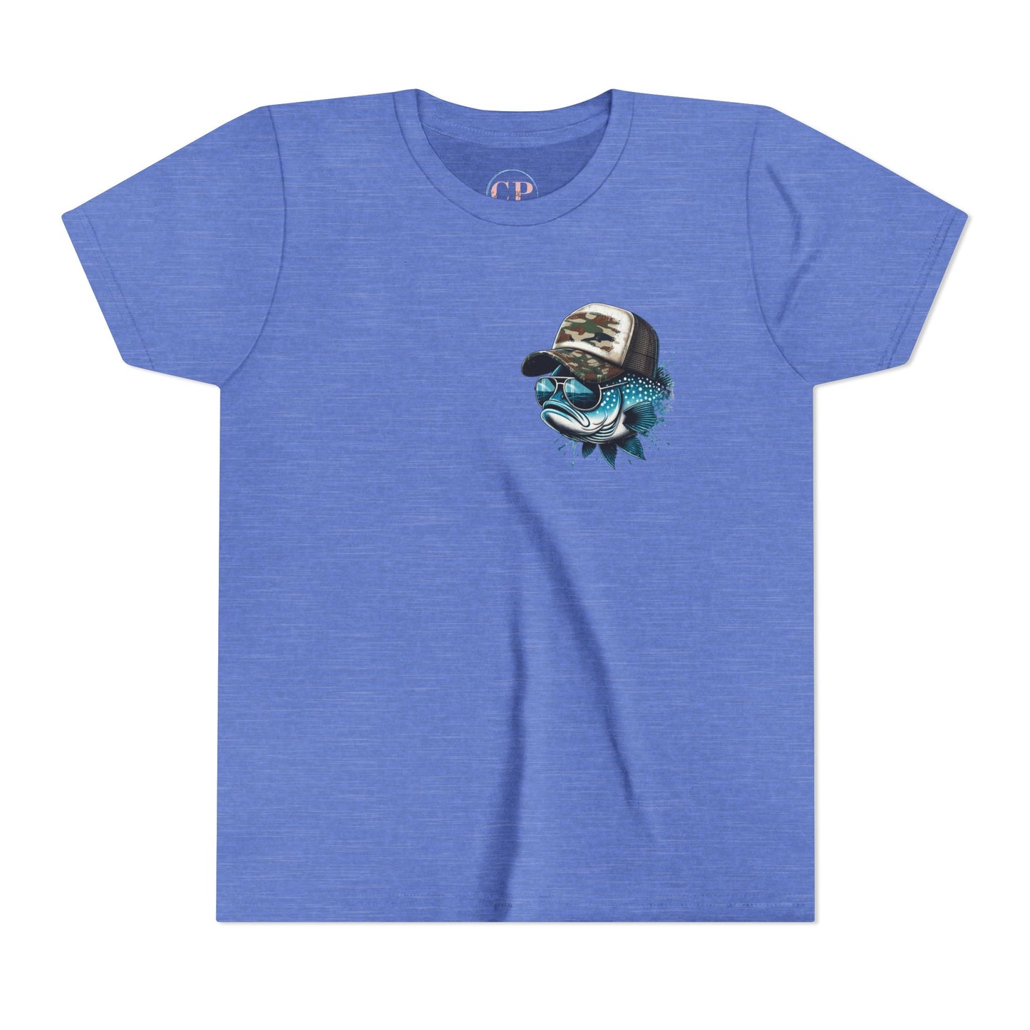 Kids Fishing Tee - CaffeinatedPlanner Family Exclusive Design: 'Bait Boss'