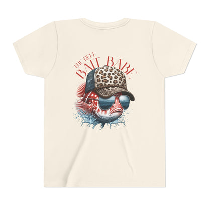 Kids Fishing Tee - CaffeinatedPlanner Family Exclusive Design: 'Bait Babe'