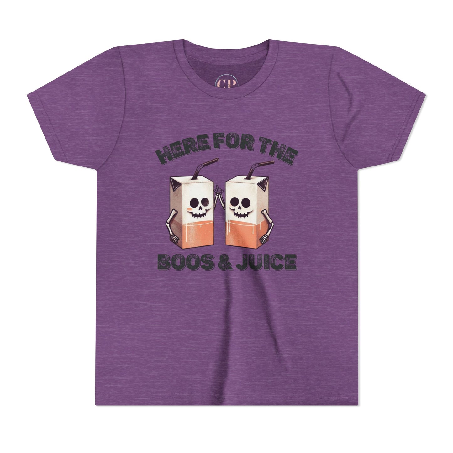 Kids Halloween T-Shirt - Here for the Boos  & Juice *Unisex tshirt*