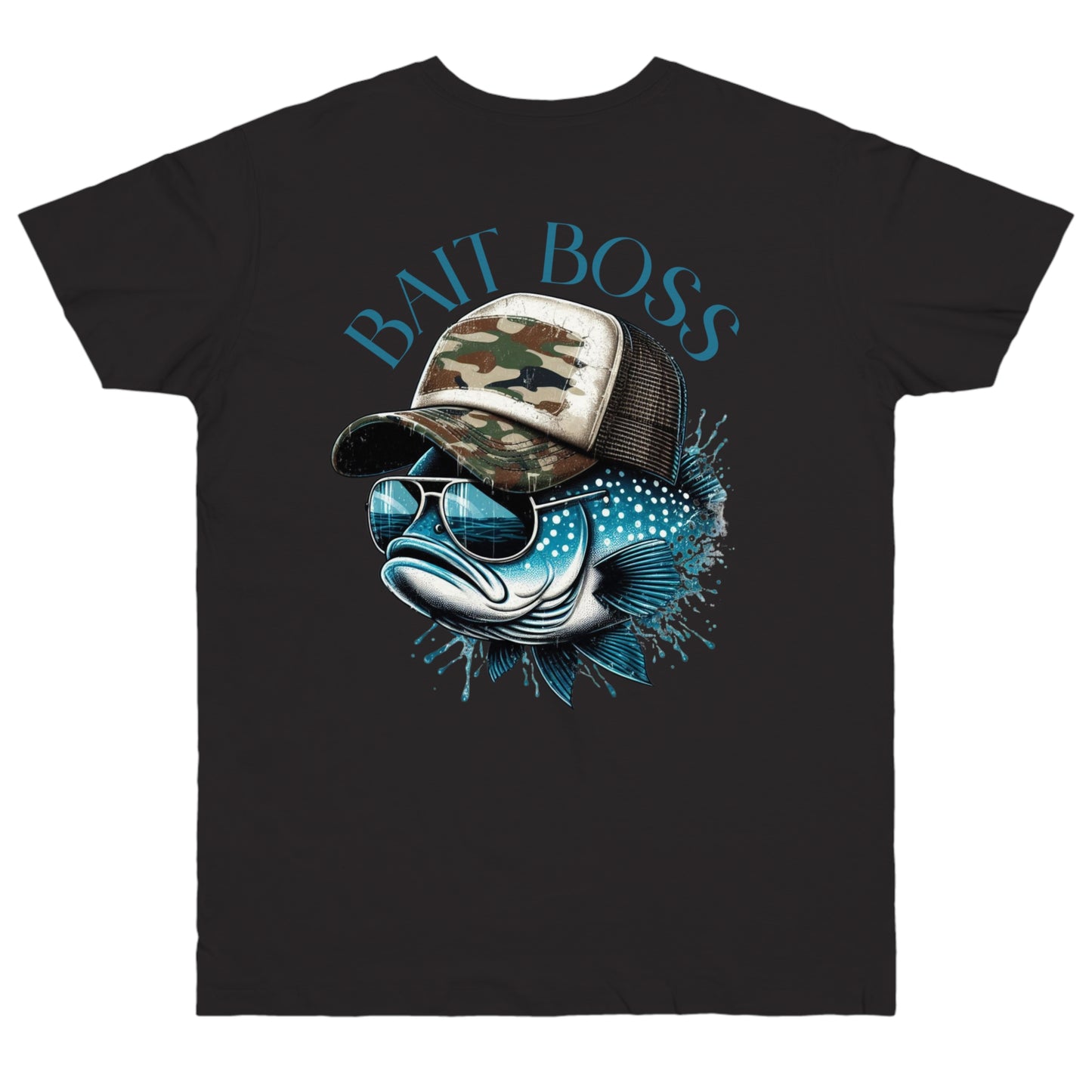 Fishing Enthusiast T-Shirt, Bait Boss Graphic Tee, Outdoor Apparel, Fishing Gift, Summer Outfit, Angler's Favorite