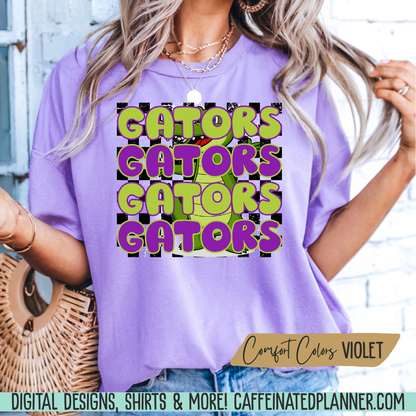 CUSTOM School TShirt, Checkered Focus // ADULT