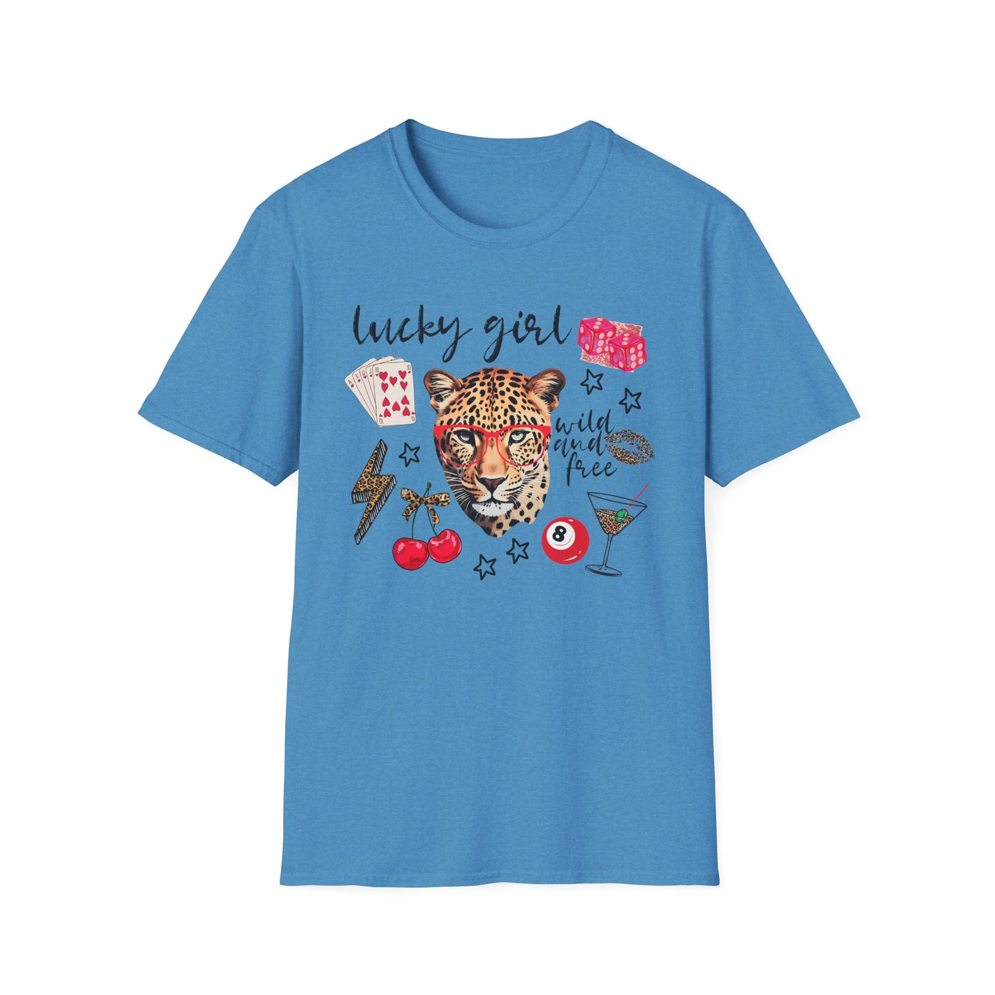 Leopard Lucky Girl T-Shirt