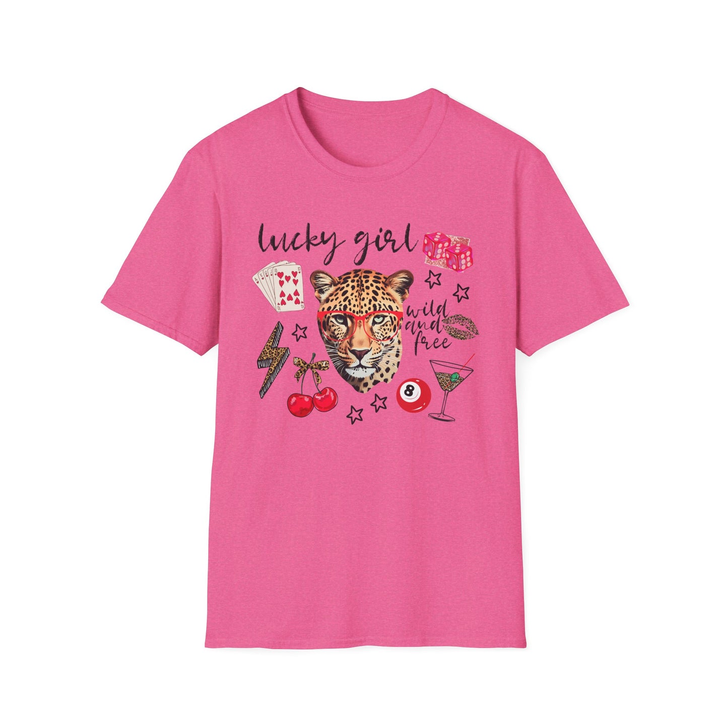Leopard Lucky Girl T-Shirt