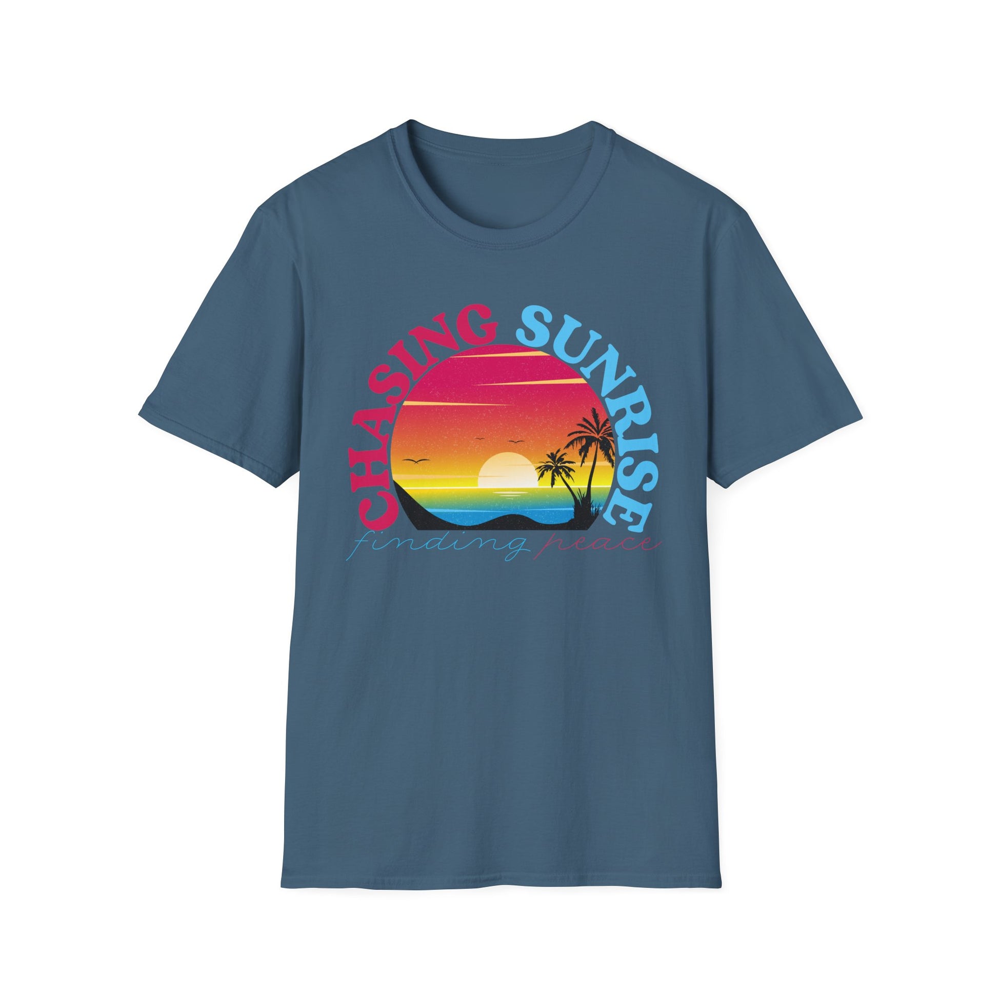 Chasing Sunrise, Finding Peace Unisex T-Shirt
