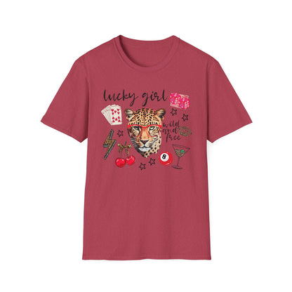 Leopard Lucky Girl T-Shirt