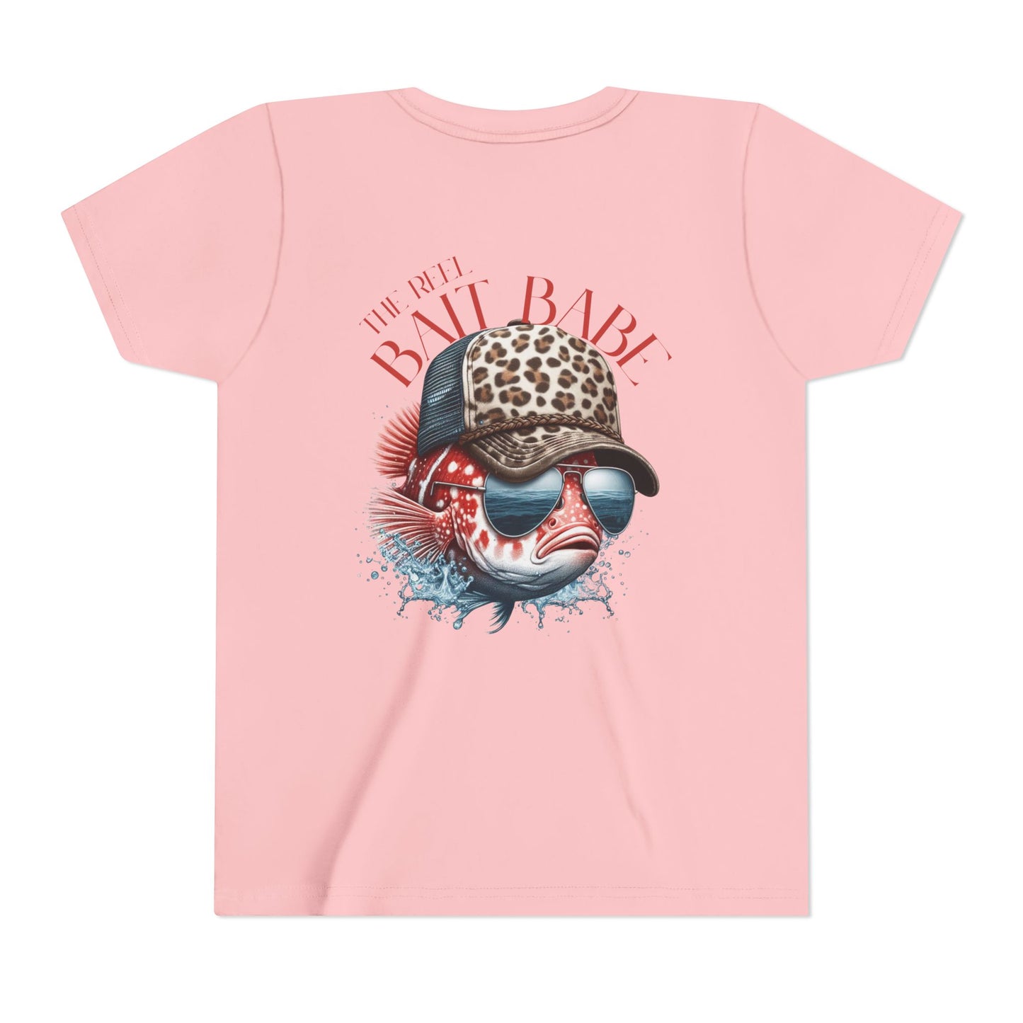 Kids Fishing Tee - CaffeinatedPlanner Family Exclusive Design: 'Bait Babe'