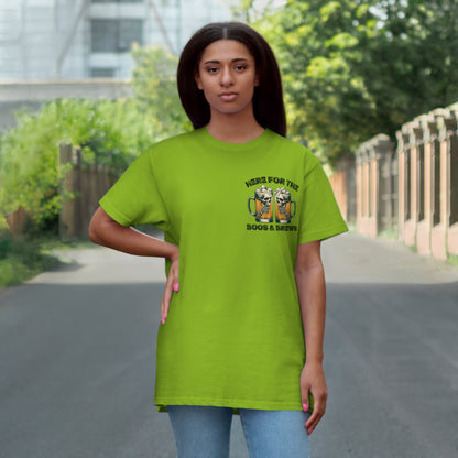 Halloween Beer Mug Tee - Here for the Boos & Brews