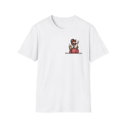Lunch Lady Unisex T-Shirt - Running on Iced Coffee & School Lunch Schedules