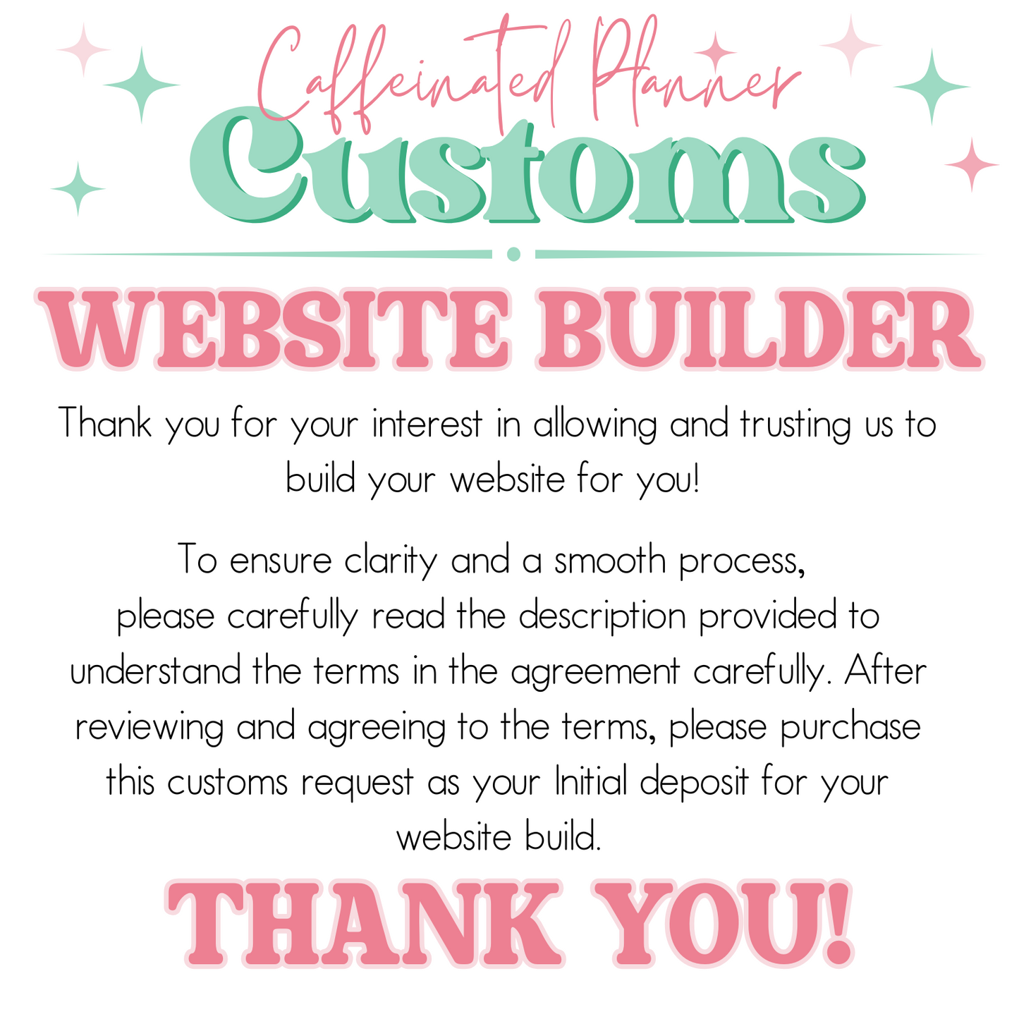 Custom Website Build *Non-Refundable Deposit & Request*