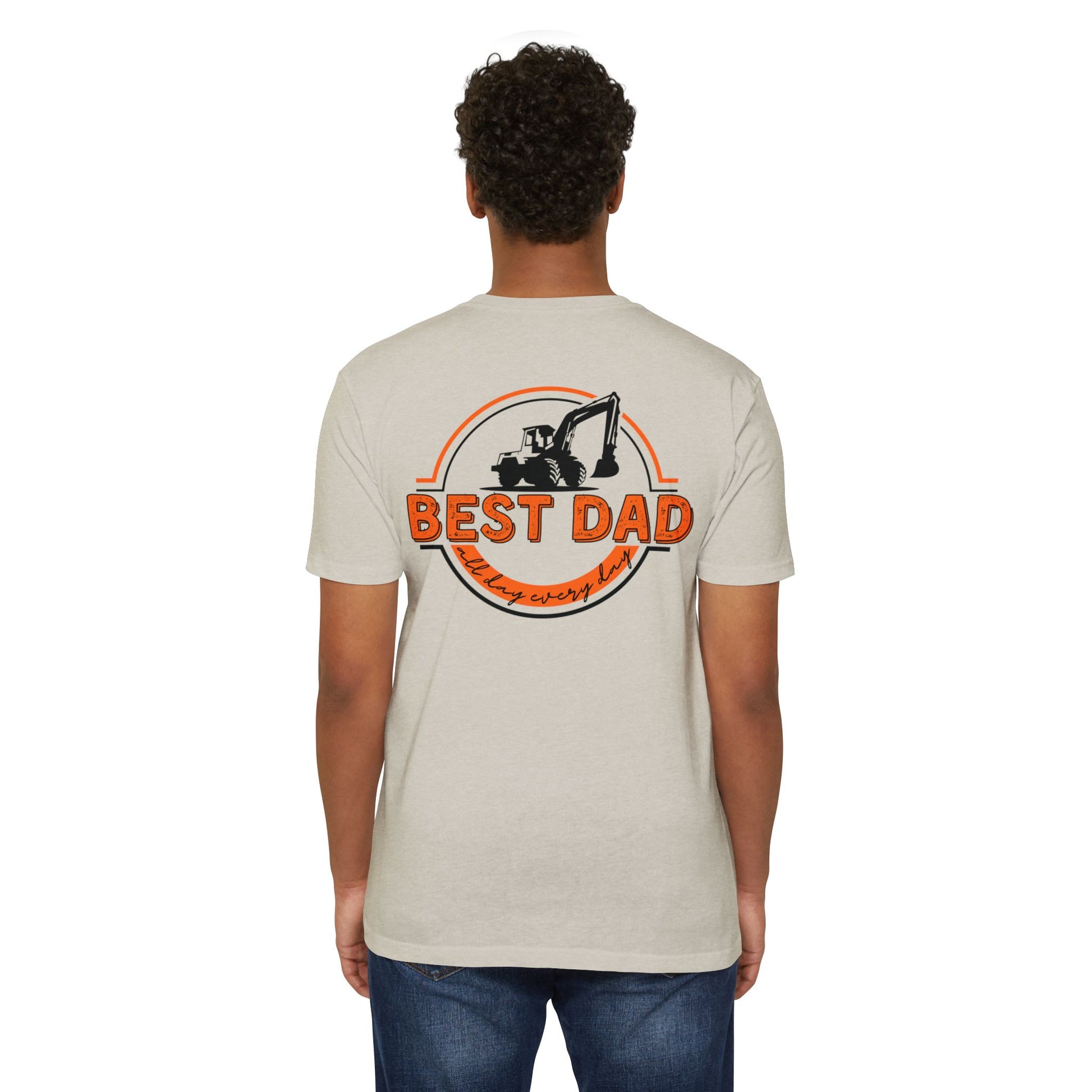 Best Dad Unisex T-Shirt, Father's Day Gift, Construction Dad Tee, Casual Wear, Birthday Present for Him
