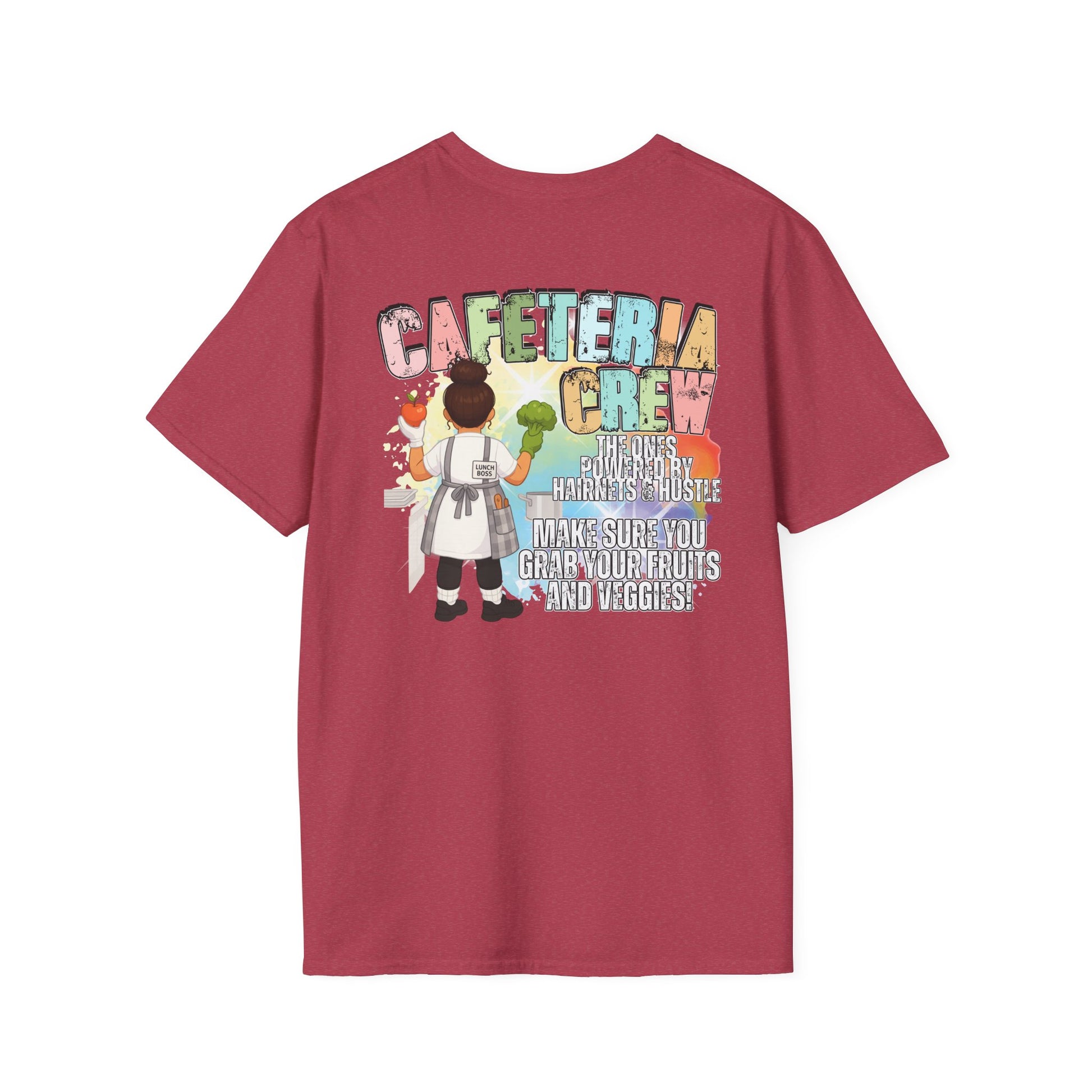 Cafeteria Crew for School Staff - Don't Forget Your Fruits and Vegetables