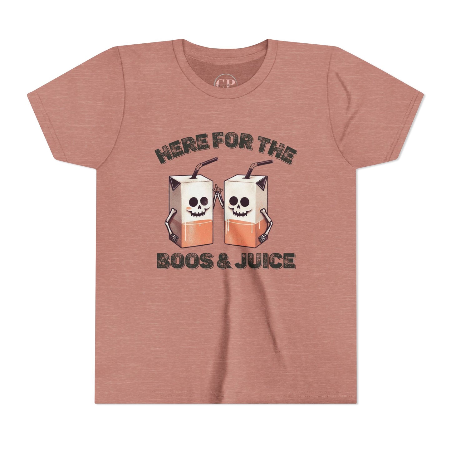 Kids Halloween T-Shirt - Here for the Boos  & Juice *Unisex tshirt*