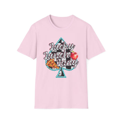 Lunch Lady Checkered Spades T-Shirt